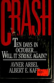 Cover of: Crash: ten days in October-- will it strike again?