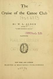 Cover of: cruise of the Canoe club