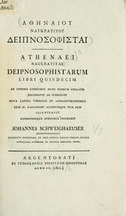 Cover of: Deipnosophistarum libri quindecim