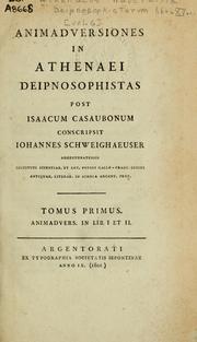 Cover of: Deipnosophistarum libri quindecim
