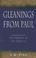 Cover of: Gleanings from Paul