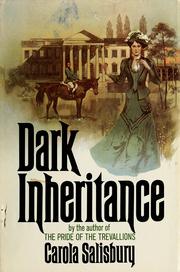 Cover of: Dark inheritance by Carola Salisbury