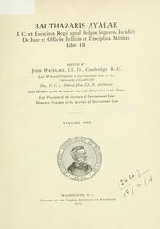 Cover of: De jure et officiis bellicis et disciplina militari, libri III