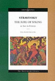 Cover of: Stravinsky - The Rite of Spring: Le Sacre du Printemps The Masterworks Library (Boosey & Hawkes Masterworks Library)