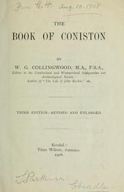 Cover of: The Book of Coniston. by W. G. Collingwood, W. G. Collingwood