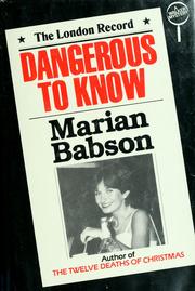 Cover of: Dangerous to know by Jean Little