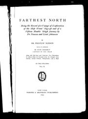 Cover of: Farthest north by by Fridtjof Nansen ; with an appendix by Otto Sverdrup.