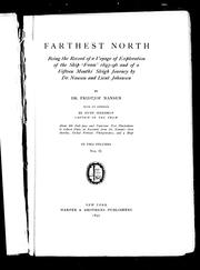 Cover of: Farthest north by Fridtjof Nansen