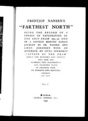 Cover of: Fridtjof Nansen's "Farthest north" by with an appendix by Otto Sverdrup.
