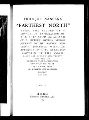 Cover of: Fridtjof Nansen's "Farthest north" by with an appendix by Otto Sverdrup.