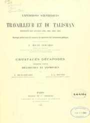 Cover of: Crustacés Décapodes.: Ptie. 1: Brachyures et Anomoures