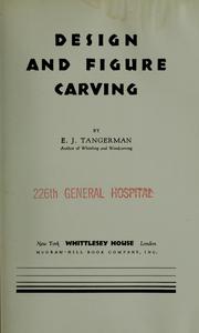 Cover of: Design and figure carving