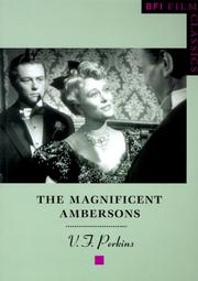 Cover of: The Magnificent Ambersons (BFI Film Classics) by V. F. Perkins