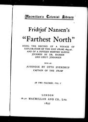Cover of: Fridtjof Nansen's "Farthest North" by 
