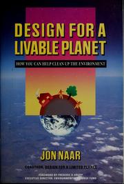 Cover of: Design for a livable planet: how you can help clean up the environment