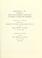 Cover of: Description of S. 1041 relating to capital gain on transfer of farm property in discharge of certain farm indebtedness