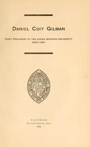 Cover of: Daniel Coit Gilman