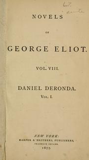 Cover of: Daniel Deronda | George Eliot