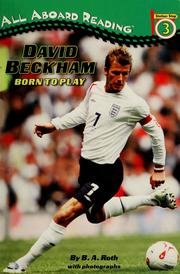 Cover of: David Beckham by B. A. Roth