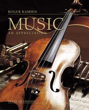 Cover of: Music by Roger Kamien