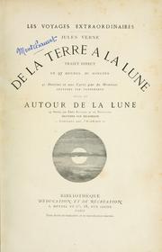 Cover of: De la terre à la lune by Jules Verne