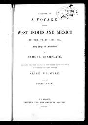 Cover of: Narrative of a voyage to the West Indiens and Mexico in the years 1599-1602