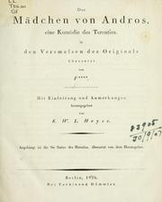Cover of: Das Mädchen von Andros by Publius Terentius Afer