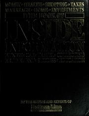 Cover of: The Book of inside information by by the editors and experts of Bottom line/personal.