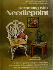 Cover of: Decorating with needlepoint by Joan Scobey