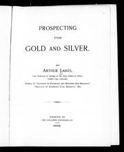 Cover of: Prospecting for gold and silver