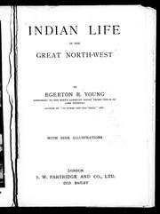 Cover of: Indian life in the great North-West