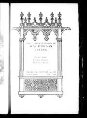 Cover of: The complete works of Washington Irving