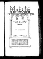 Cover of: The complete works of Washington Irving by Washington Irving