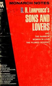 Cover of: D.H. Lawrence's Sons and lovers: The rainbow, Women in love, The plumed serpent