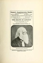 Cover of: The death of Lincoln
