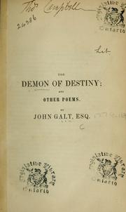 Cover of: The demon of destiny
