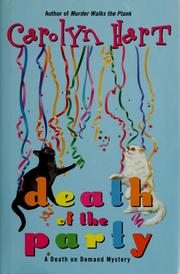 Cover of: Death of the party by Carolyn G. Hart