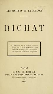 Cover of: De l'influence que la mort du poumon exerce sur la mort du cur: sur celle du cerveau; sur celle de tous les organes et sur la mort en général