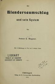 Cover of: Der Blendersaumschlag und sein System