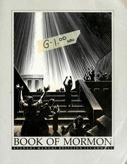 Cover of: Book of Mormon by prepared by the Church Educational System.