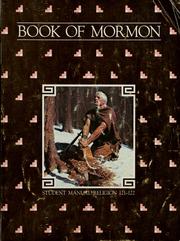 Cover of: Book of Mormon student manual (Religion 121-122) by prepared by the Church Educational System.