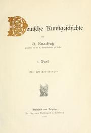 Cover of: Deutsche Kunstgeschichte.