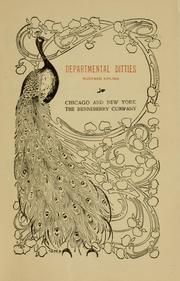 Cover of: Departmental ditties by Rudyard Kipling