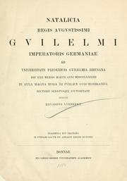 Cover of: Diatriba in Pindari locum de Adrasti regno Sicyonio. by Eduard Lübbert