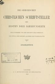 Cover of: Der Dialog des Adamantius. by Origen comm