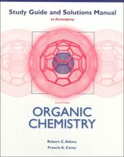 Cover of: Student Study Guide/Solutions Manual to accompany Organic Chemistry