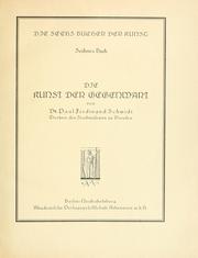 Cover of: Kunst der Gegenwart