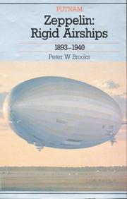 Cover of: Zeppelin by Peter W. Brooks