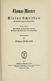 Cover of: Deutsche Schriften, mit den Holzschnitten der Erstdruck