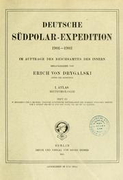 Cover of: Deutsche Südpolar-Expedition, 1901-1903 by Deutsche Südpolar-Expedition (1901-1903)